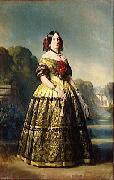 Franz Xaver Winterhalter Portrait of Luisa Fernanda of Spain Germany oil painting artist